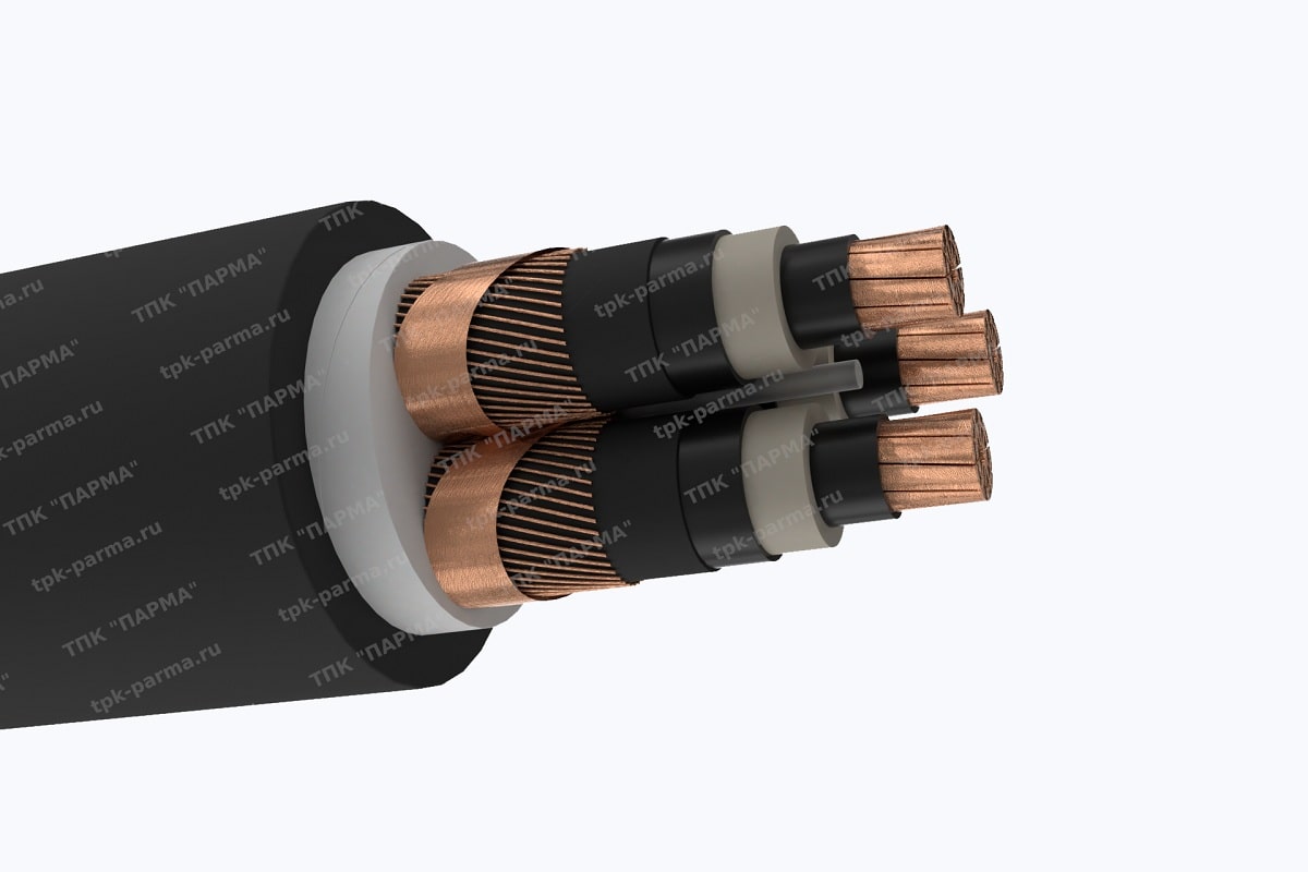 Фотография провода Кабель ПвВ 3х300/95 - 10кВ