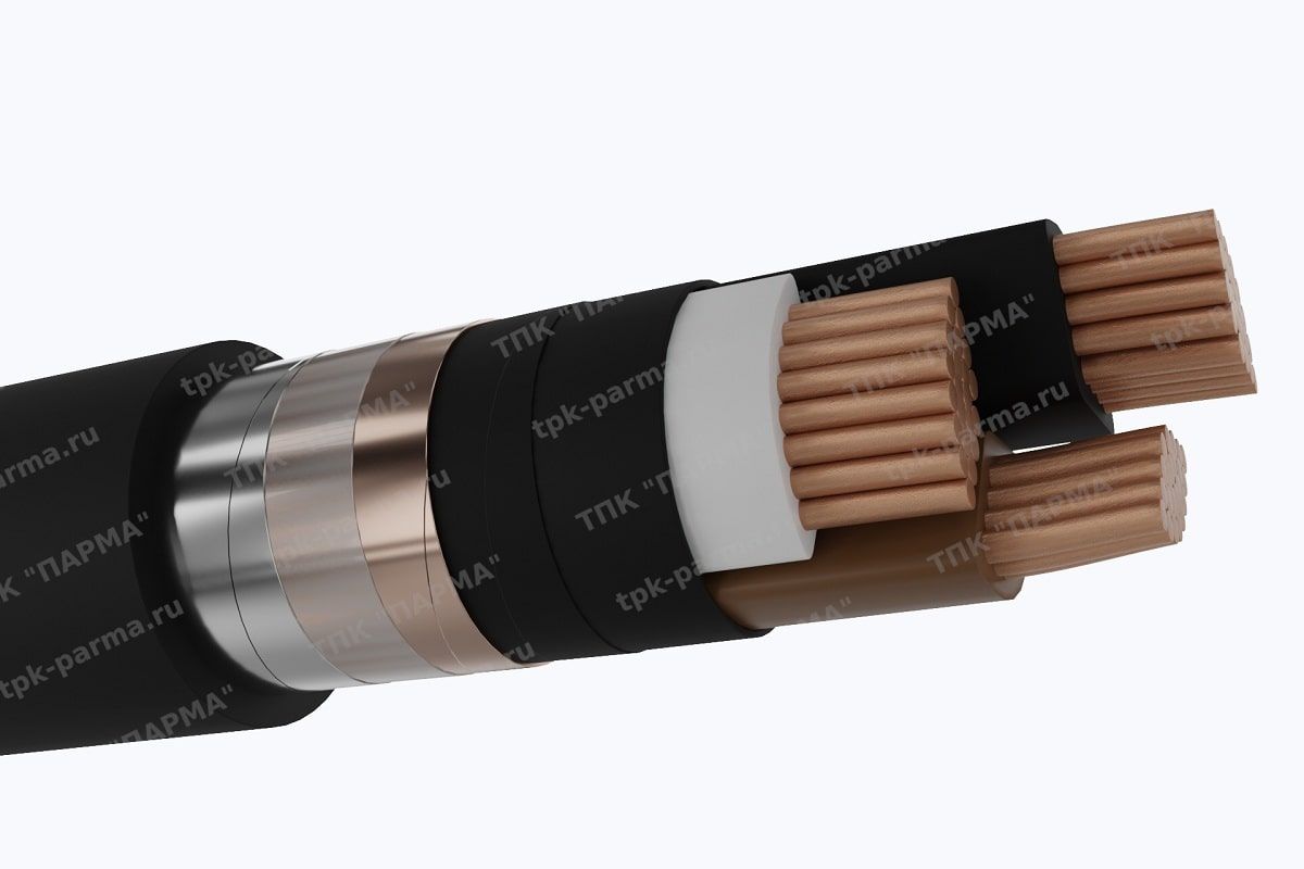Фотография провода Кабель ПвБПнг(A)-HF 3х150/50 - 20кВ