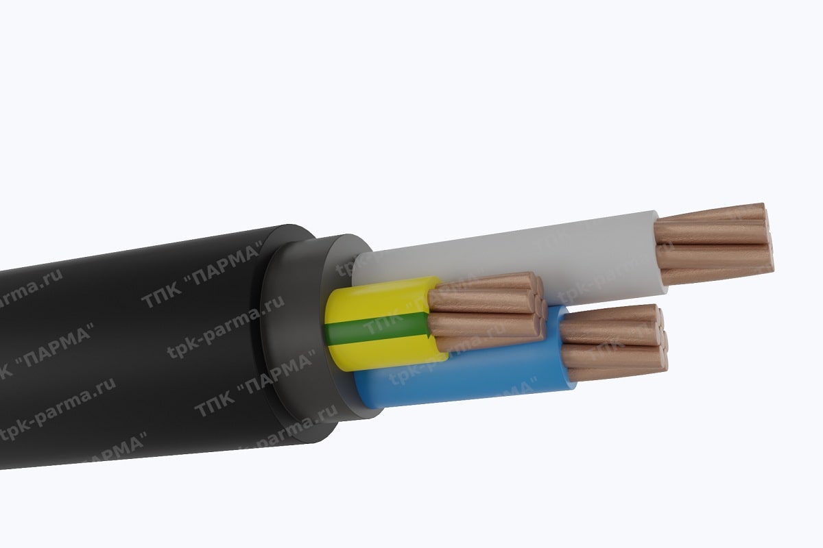 Фотография провода Кабель ПвВГнг(A) 3х1,5 - 1кВ