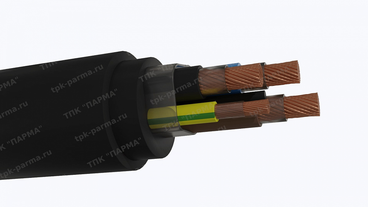 Фотография провода Кабель КПГС 3х2,5+1х1,5+2х1,5
