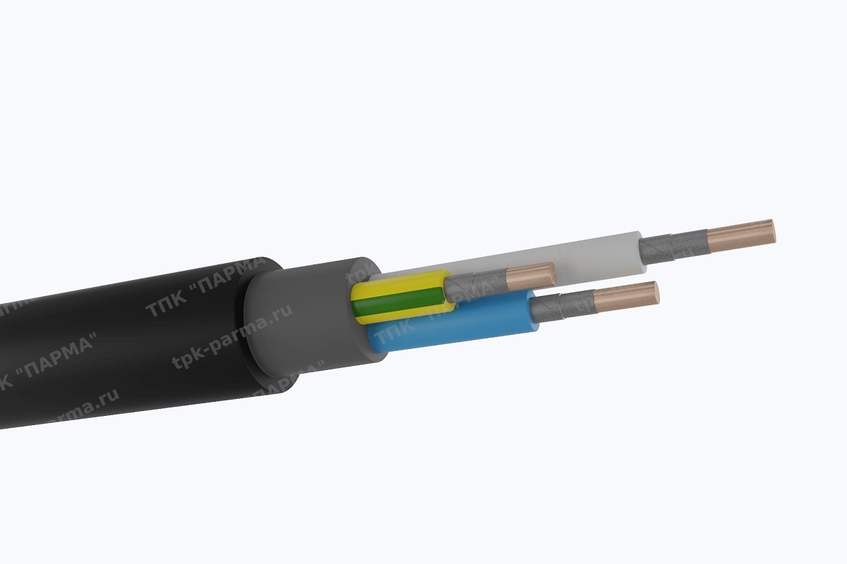 Фотография провода Кабель ВВГнг(A)-FRLSLTx 3х6 - 1кВ